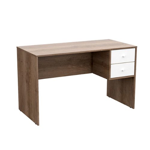 Escritorio Classic Linea Dakar Color Nebraska Gris Y Blanco Mosconi